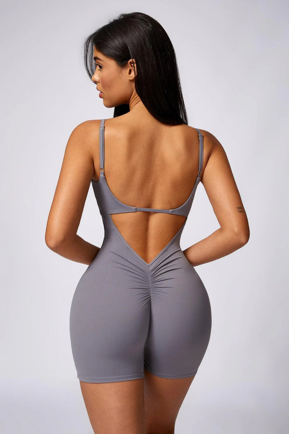 Elara Romper - Slate