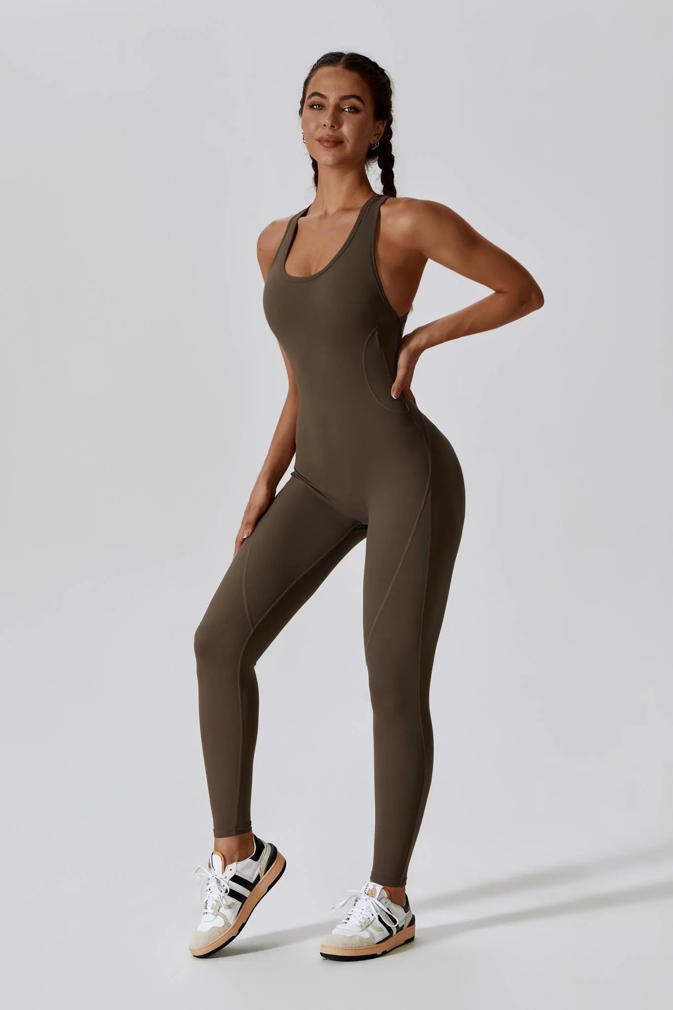 Aquila Jumpsuit - Coffee