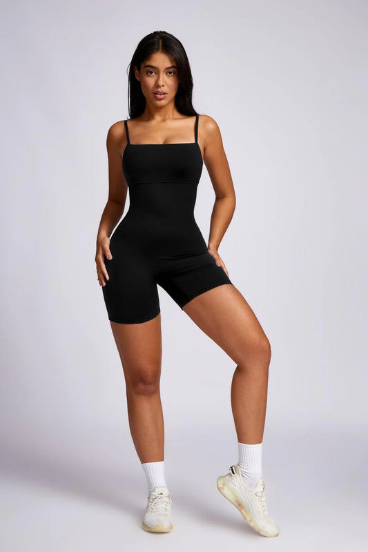 Elara Romper - Black